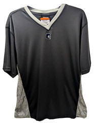 AND1 Basketball Performance Shirt Y2K Size Large Dark Gray w/ Gray Trim Vintage