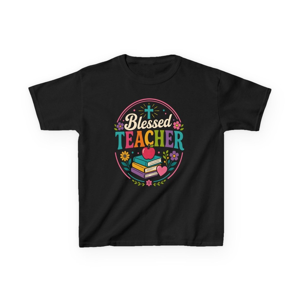 Retro Christian Teacher Floral Books Long Sleeve T-Shirt