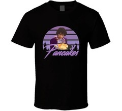 Official Prince Pancakes Graphic T-Shirt Black Cotton Tee
