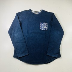 Burton Durable Goods Pullover LS Shirt Geometric Pattern Pocket Men’s Medium