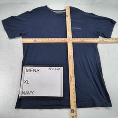 Volcom Pocketed Crew Neck Short Sleeve Graphic T Shirt Mens Size XL Navy