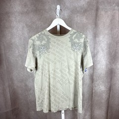 *RARE* Vintage Y2K Monarchy Chrome Style Affliction Embroidered AOP Tee Shirt