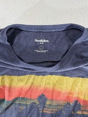 Goodfellow & Co Men’s Size L Blue Sunset Graphic T-Shirt