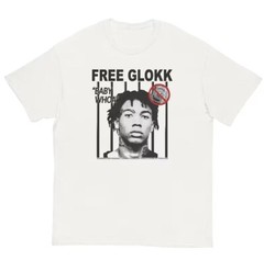 FREE GLOKK T-Shirt, Glokk40spaz rapper Tee, Baby Whoa Graphic