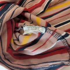 Guess Originals T Shirt Men’s M Striped Logo Crew Neck Multicolour