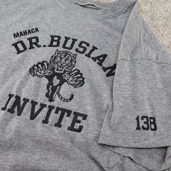 Gildan DryBlend T-Shirt Gray Short Sleeve Size Medium (see photo for flaw)