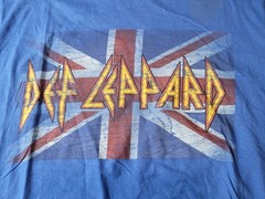 Vintage Y2k Def Leppard T Shirt Bay Island Sportswear Men’s XL Blue
