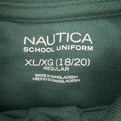 Nautica Boys School Uniform Polo Hunter XL/XG 18/20