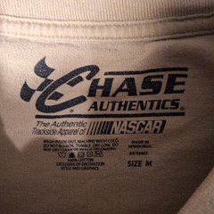Vintage Juan Pablo Montoya Racing T-Shirt Fastest On The Track NASCAR Tan Medium