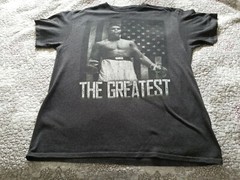 MUHAMMAD ALI Official Patriotic “The Greatest of All-Time” Gray T-Shirt SZ Large
