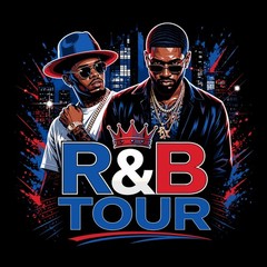 R&B TOUR TEES COTTON BLEND Crewneck Short Sleeve Men’s