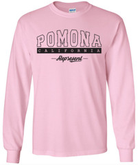 Pomona California State T-Shirt Long Sleeve Graphic Tees Unisex apparel Design