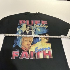 Puff Daddy Faith Evans shirt XL RAP DIDDY BAD BOY RECORDS BOOT REPRINT