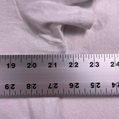 Vtg 80s Hanes Blank Tee L White Single Stitch USA Distressed Boxy Fit Thrashed