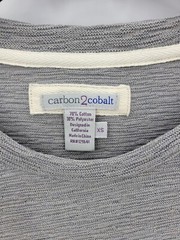 Carbon2Cobalt Shirt Mens XS Gray Crew Neck Long Sleeve Pullover Stretch Knit
