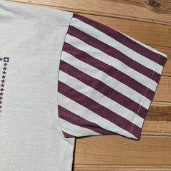Vintage 1995 Genuine All American Antique Person Stars Stripes T-Shirt – Size XL