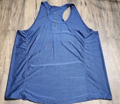 Mens 2XL Neleus Dry Fit Logo Muscle Stringer Tank Top Gym Workout Exercise Navy