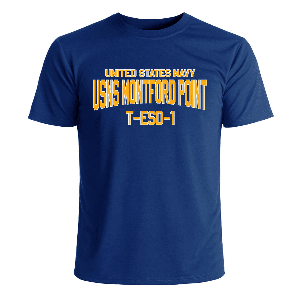 USNS Montford Point T-ESD-1 US Navy T-Shirt