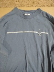 Vtg Alstyle Apparel And Active wear Medium Chicago Long sleeve Hole In Pit