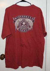 Vintage WIDE SPREAD PANIC TOUR T-SHIRT RED XL