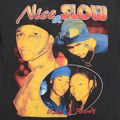 USHER 1997 My Way Nice & Slow T-Shirt Large rap R&B hip-hop front/back graphics