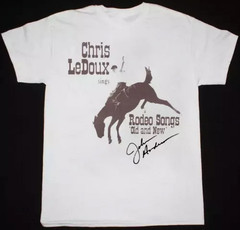 Chris LeDoux – Rodeo Songs Old And New Shirt White Unisex S-5XL 1H0364