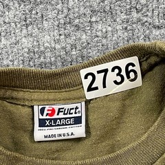 Vintage Y2K FUCT Friends-U-Can’t-Trust Longsleeve Skater Shirt XL 23×27 Green