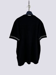 Louis Vuitton LV Monogram Short Sleeved Cotton Crewneck T-Shirt Black Size M
