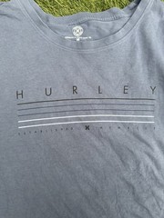 Men’s Hurley T-Shirt Short Sleeve Blue Medium ￼