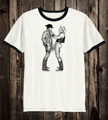 Gay Cowboys – Seditionaries – 100% Cotton T Tee Shirt Punk Queer