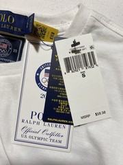 Polo Ralph Lauren NWT S Small T-Shirt Team USA Olympics White New