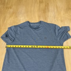 Travis Matthew Heater Pro Active Tee T-Shirt Mens Sz Large Blue Poly Stretch