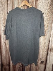 Hurley Men’s T-Shirt Charcoal Gray Short Sleeve One Pocket Blocked Size XXL