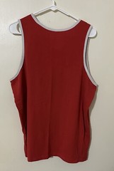 Budweiser Shirt Sleeveless Men Large Red Pit To Pit 22.5in. & L 28in.