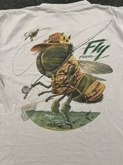 Rare Vintage Jimmy Buffett Caribbean Soul Fly Fishing Graphic T Shirt