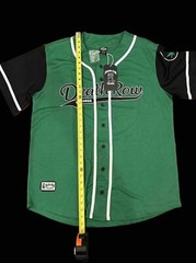 Death Row Records Baseball Jersey Mens XL Snoop Dog Button Hip Hop New With Tags