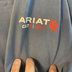 Ariat FR Shirt Mens Long Sleeve CAT 2 2112 Cotton Workwear XL Steel Blue NWT’s
