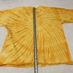 Hand Dyed T-Shirt By Sundog Adult XL Yellow Center Swirl Hand Dyed T-Shirt