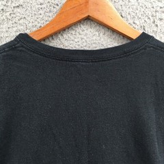 Anvil Tearaway Label Tshirt Top Mens L Black Cotton Crew Neck Graphic Print Band