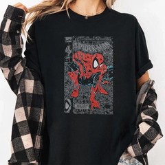 Marvel Spider-Man Todd McFarlane Comic Art T-Shirt