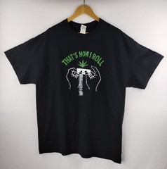 Adult Men’s “Thats How I Roll” Marijuana T-shirt