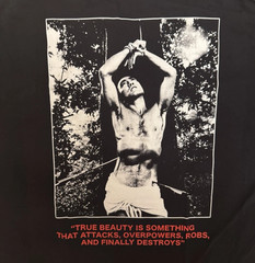 Black and Red Rare Death In June Yukio Mishima Tribute Band T Shirt