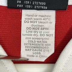 Carisbrook New Zealand Jersey Japan Size XL Red Kenya Rugby Short Sleeve Men