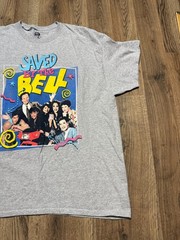 Saved by The Bell Shirt, Men’s Size XL, Gray, Graphic Print, Crewneck