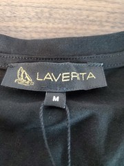 Laverita Men’s Size Medium Designer Beaded Medalian Studded T-shirt Monogram