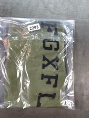 FGXFL Flag Nor Fail OD Green Workout LIFT HEAVY Tank Top Shirt Medium Exercise