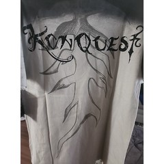 Y2K Shirt Mens Medium Studded Konquest Nocturnal Tiger NWT A117 Excellent New