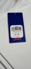 Asics White T Shirt Men Size XL SD Graphic SS Top Running Casual Reflective D1