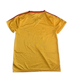 Average Joes Men’s Size M Dodgeball Yellow V-Neck Costume Satin Shirt Jersey
