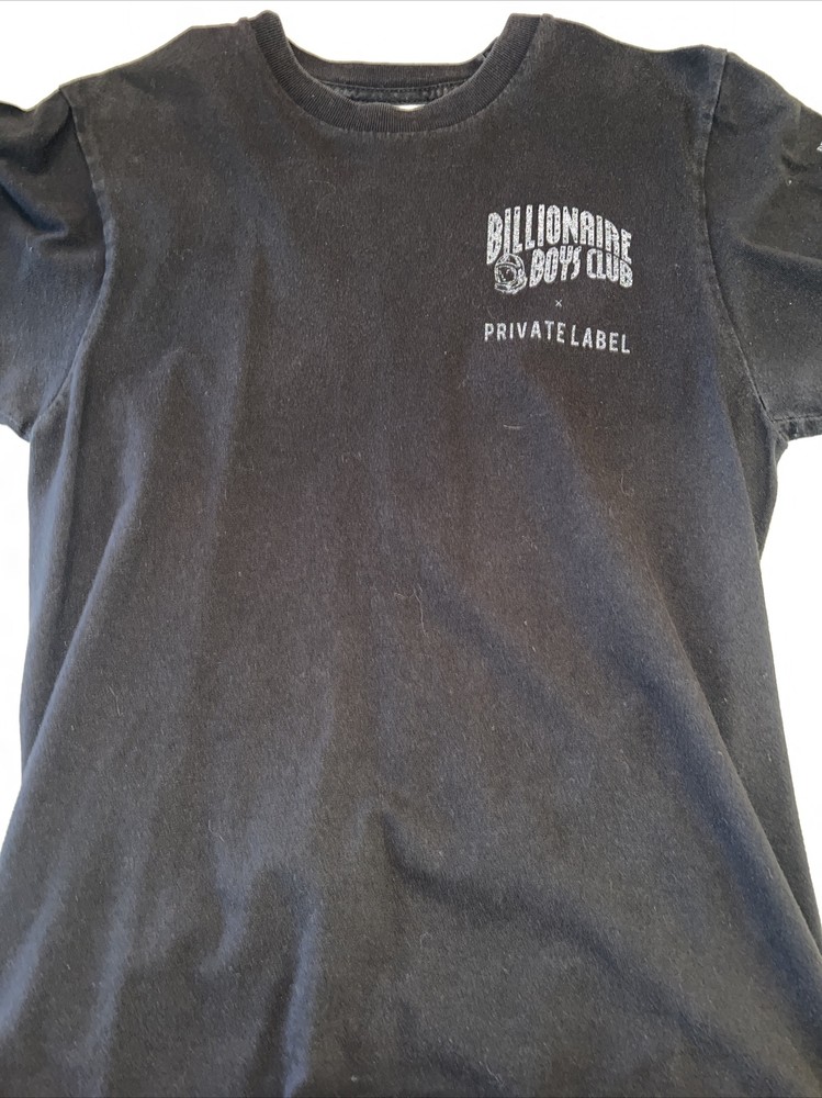 Billionaire Boys Club x Private Label Moon Crater Tee Size Small Pharrell Logo